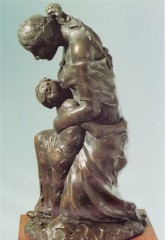 Bozzetto per maternità '80 bronzo h cm35