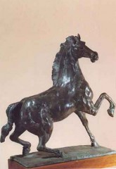 Cavallo n°1 1983 bronzo h cm37